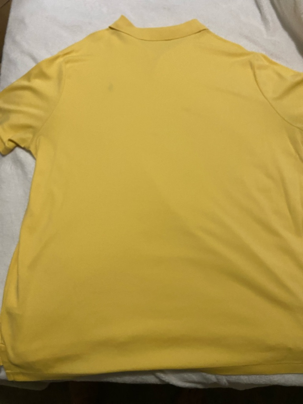 Polo by Ralph Lauren Yellow Polo with Navy Pony Embroidery - Picture 4 of 5